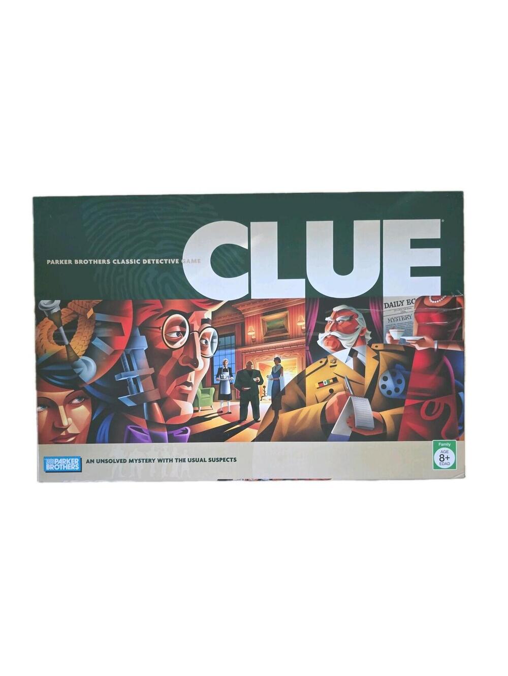 Clue Parker Brothers Classic Dectective Game  2005 Version